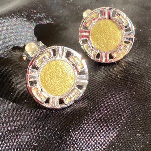 St. John Collection Silver Clip On Earrings